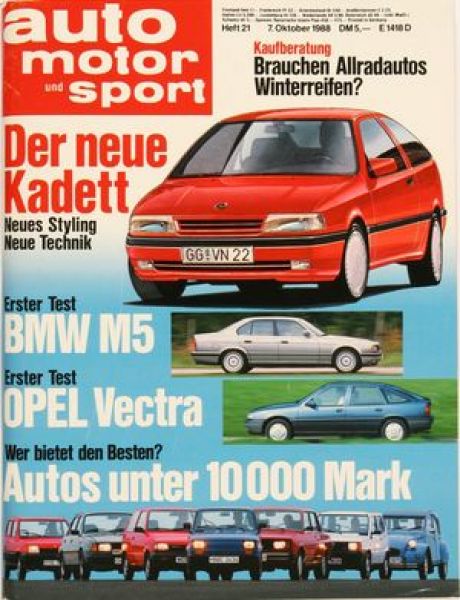 Auto Motor Sport, 07.10.1988 bis 20.10.1988