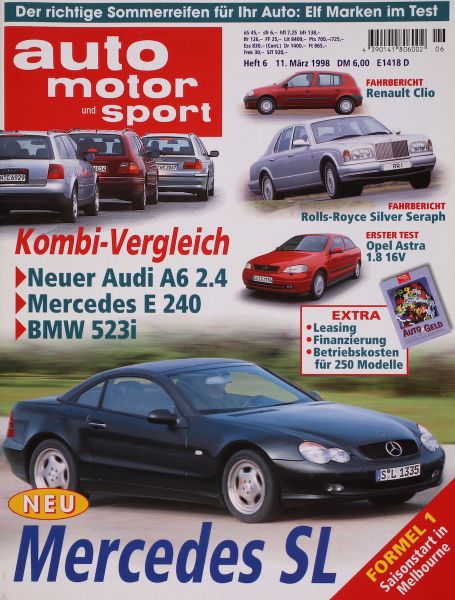 Auto Motor Sport, 11.03.1998 bis 24.03.1998