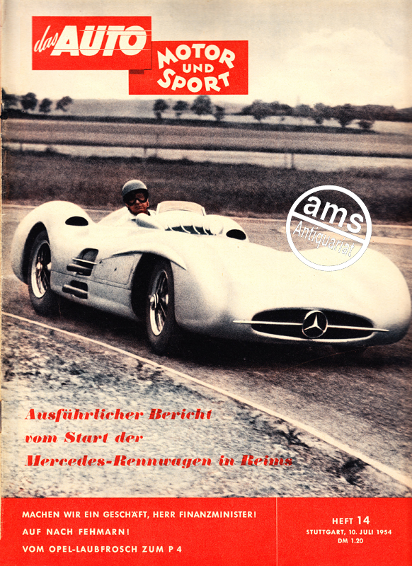 Auto Motor Sport, 10.07.1954 bis 23.07.1954
