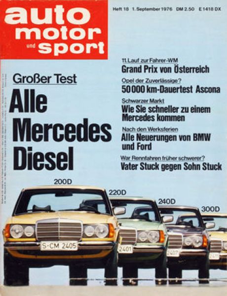 Auto Motor Sport, 01.09.1976 bis 14.09.1976