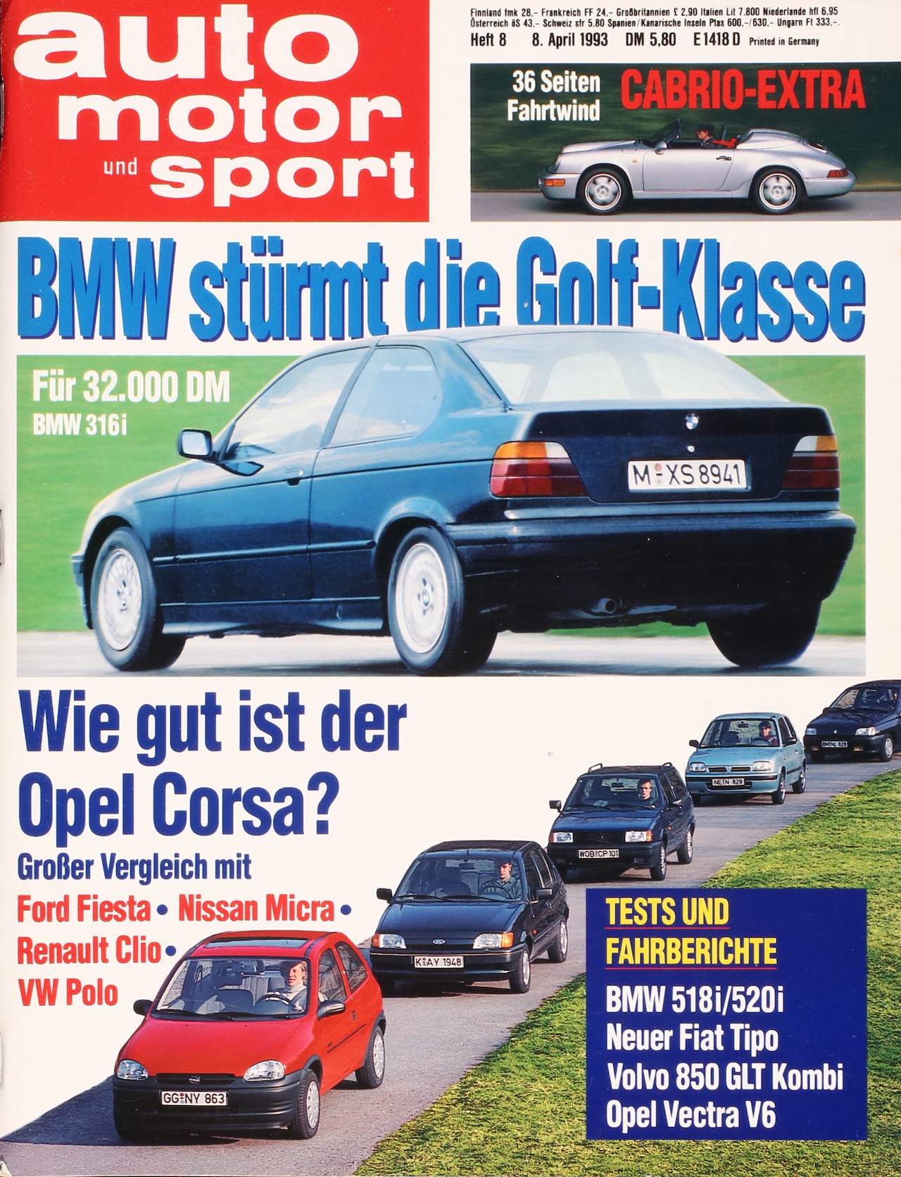 Auto Motor Sport, 08.04.1993 bis 21.04.1993
