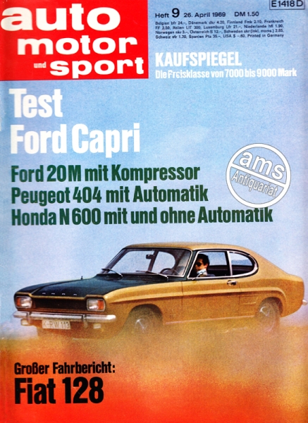 Auto Motor Sport, 26.04.1969 bis 09.05.1969