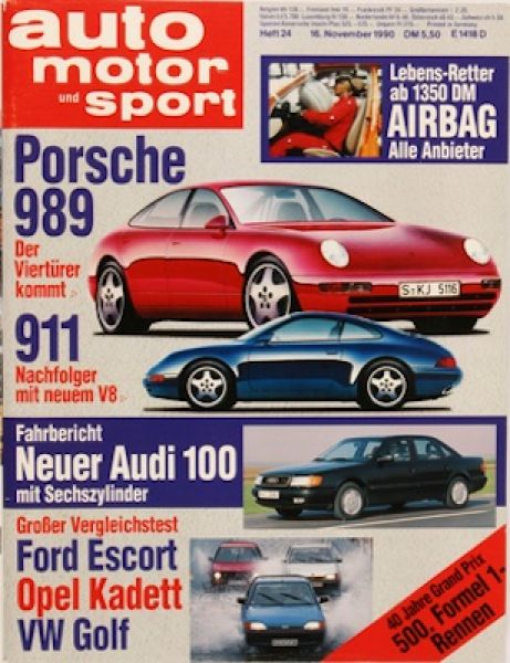 Auto Motor Sport, 16.11.1990 bis 29.11.1990