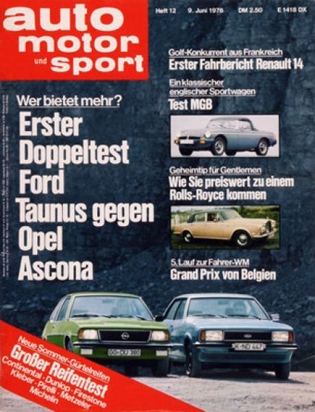 Auto Motor Sport, 09.06.1976 bis 22.06.1976