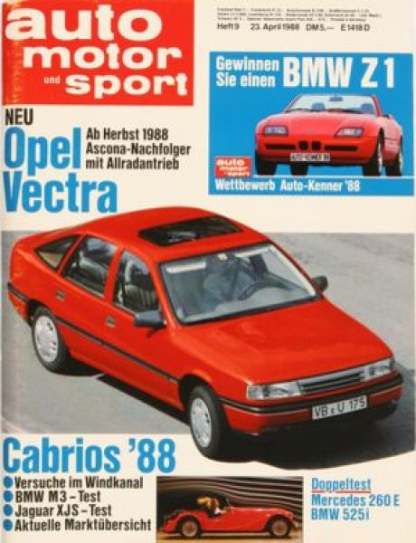 Auto Motor Sport, 23.04.1988 bis 06.05.1988
