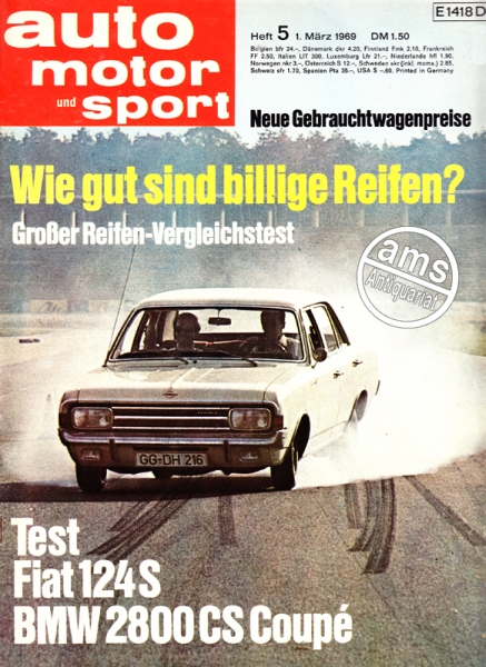 Auto Motor Sport, 01.03.1969 bis 14.03.1969