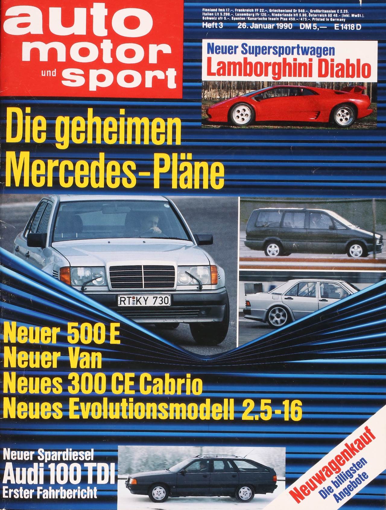 Auto Motor Sport, 26.01.1990 bis 08.02.1990