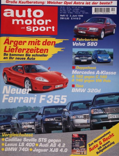 Auto Motor Sport, 03.06.1998 bis 16.06.1998
