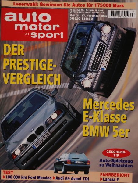 Auto Motor Sport, 17.11.1995 bis 30.11.1995