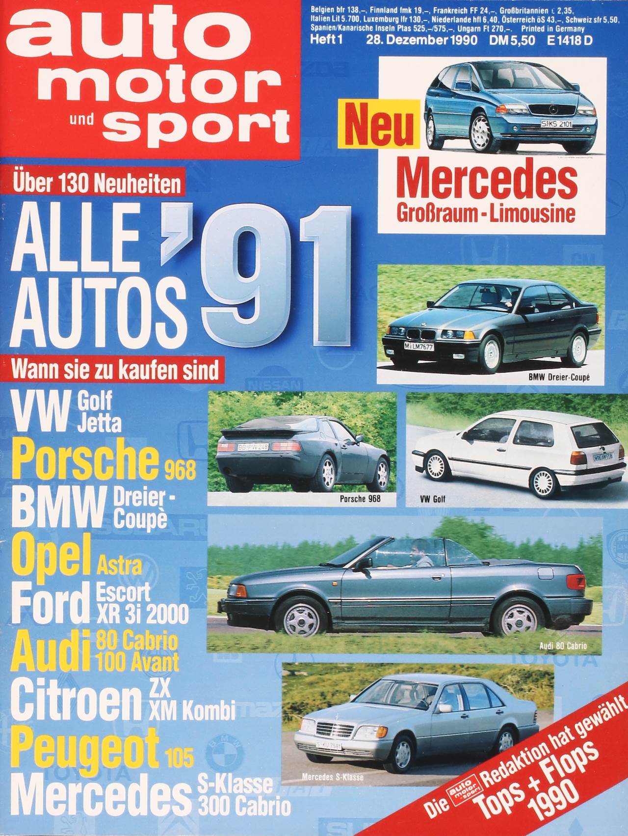 Auto Motor Sport, 28.12.1990 bis 10.01.1991
