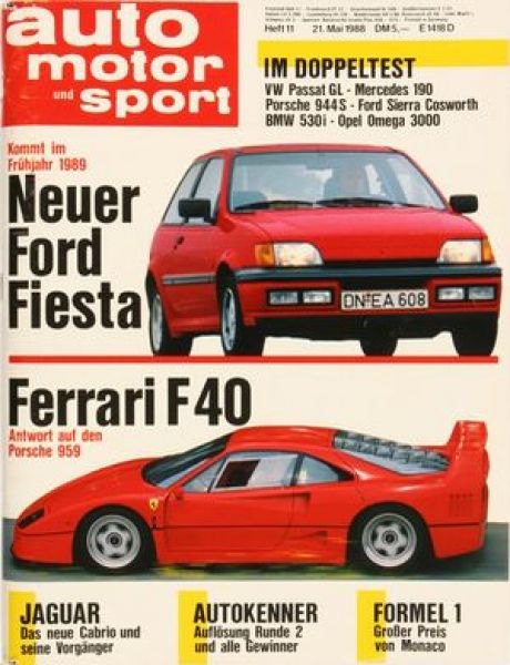 Auto Motor Sport, 21.05.1988 bis 03.06.1988