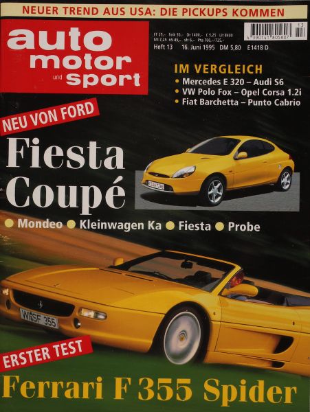 Auto Motor Sport, 16.06.1995 bis 29.06.1995