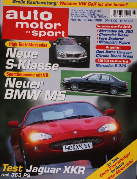 Auto Motor Sport, 06.05.1998 bis 19.05.1998