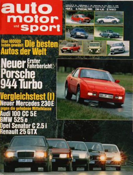 Auto Motor Sport, 06.02.1985 bis 19.02.1985