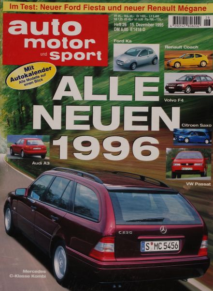 Auto Motor Sport, 15.12.1995 bis 28.12.1995
