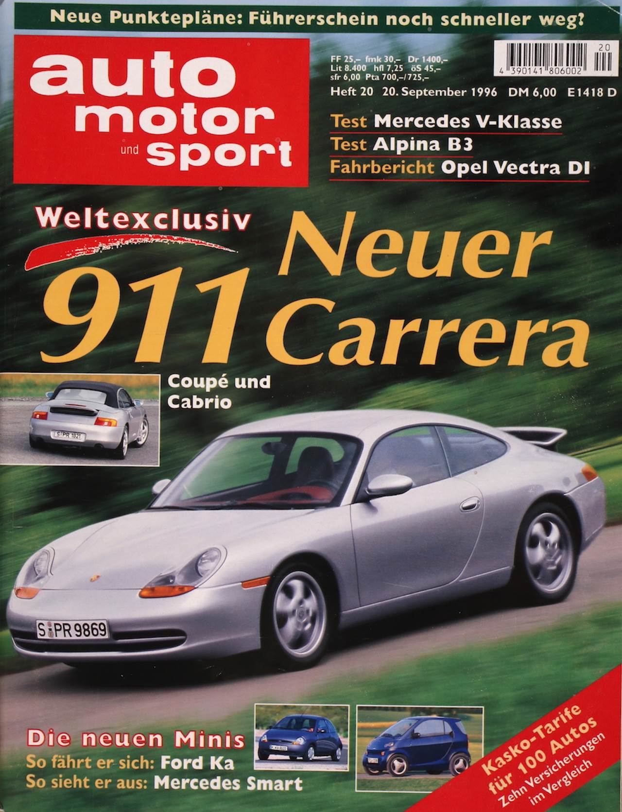 Auto Motor Sport, 20.09.1996 bis 03.10.1996
