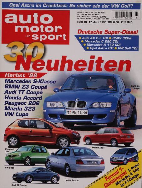 Auto Motor Sport, 17.06.1998 bis 30.06.1998