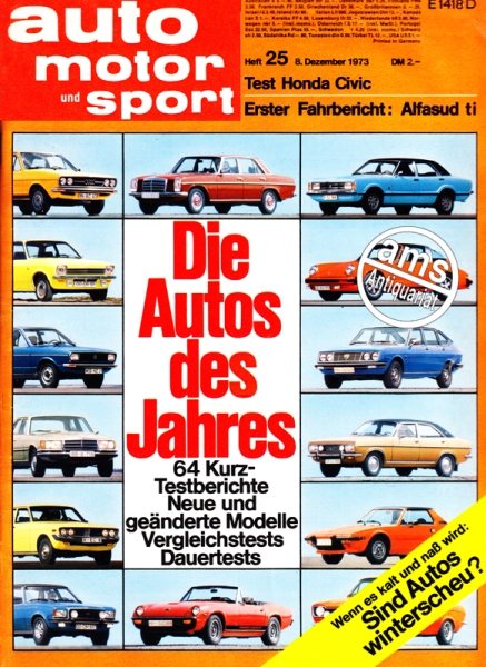 Auto Motor Sport, 08.12.1973 bis 21.12.1973