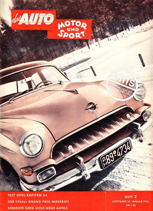 Auto Motor Sport, 23.01.1954 bis 05.02.1954